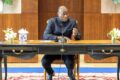 Brice Clotaire Oligui Nguema rappelant le rôle central de la fiscalité dans la mise en œuvre de son projet de société. © Com. présidentielle