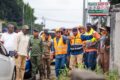 Le ministre des TP sur le terrain pour préparer les grands chantiers du Grand Libreville. © D.R.