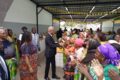 Le maire de Libreville sur le site le 15 juillet. © D.R.