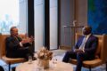 La rencontre entre Hermann Immongault et Andrew Forrest le 27 juillet 2026. © D.R.