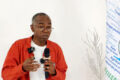 Le député du 2ᵉ arrondissement d'Akanda, Jean Gaspard Ntoutoume Ayi, lors de sa conférence de presse, le 8 juillet 2026. © GabonReview