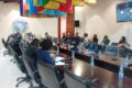 Les ministres de la Justice des États membres, ainsi que des responsables institutionnels, dont le ministre gabonais de la Justice, Augustin Émane, lors de la Comité technique spécialisé de la CEEAC. © D.R.