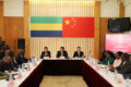 L’ambassadeur de Chine au Gabon, Zhou Ping, lors des échanges avec la presse, le 3 juillet 2026. © D.R.