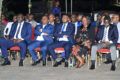 Les officiels et les cinéphiles assistant au lancement de la Ciné-Vacances 2026. © Facebook/MairedeLibreville