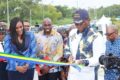 Le président Brice Clotaire Oligui Nguema procédant à la coupure du ruban symbolique, le 3 juillet 2026. © GabonReview