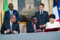Signature du protocole manganèse à l'Élysée, le 20 juillet 2026. «Paris a préféré la voie qui humilie. C'est un choix, et c'est celui-là qu'il faut juger», écrit Ali Akbar Onanga Y'Obégué. © D.R.