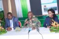 Le secrétaire général du ministère de l'Environnement, Delphin Mapaga (micro) clôturant les travaux de l’atelier, le 21 juillet 2026. © GabonReview