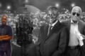 Journaliste gabonais et correspondant de la VOA, Ismaël Obiang Nze (à gauche) dit adieu à ses deux frères de plume, Idriss Fall et Jérémie Gustave Nzamba, arrachés au journalisme africain à deux jours d'intervalle. © GabonReview (montage)