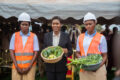 La Première Dame Zita Oligui Nguema et les bénéficiaires, le 30 juin 2026 à Lébamba. © FAO