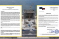 À gauche, le mémorandum interne de l'OGA daté du 6 juillet 2026, signé du Past-Président Thierry N'Gomo. À droite, le communiqué du Conseil National de l'Ordre du 7 juillet, signé «P./ le Vice-Président». Deux documents, une même institution : en vingt-quatre heures, l'Ordre gabonais des architectes a produit un document... et son désaveu. © GabonReview