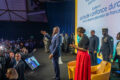 Devant une salle comble, le chef de l'État a plaidé pour un « pacte de confiance durable » avec la diaspora gabonaise de France. © Com. Présidentielle Gabon