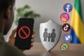 Au Gabon, des comptes et de plus de 20 000 contenus jugés nocifs ont été supprimés sur TikTok, a affirmé le Porte-parole de la présidence de la République (Illustration). ©  GabonReview / IA.