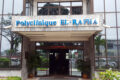 L'entrée de la Polyclinique El-Rapha, où consultations, examens et médicaments seront offerts pendant trois jours. © Frank Pámar