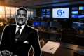 «Quizz Maste» hier, capitaine de l'audiovisuel public aujourd'hui : Régis Massimba face au plus grand quizz de sa carrière. © GabonReview (Illustration générée par IA)