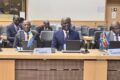 Marc Abeghe, ministre délégué auprès du ministre de l’Économie, des Finances, de la Dette et des Participations, chargé du Budget, la délégation gabonaise comptait également l’ambassadeur Régis Immongault, le 15 juillet 2026, à Bruxelles. © D.R.