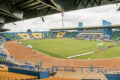 Le stade de Franceville. © D.R.