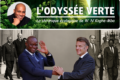 De Léon Mba à Oligui Nguema, une même porte franchie à soixante-cinq ans d'intervalle. Au centre, la poignée de main de 2026 ; de part et d'autre, celles d'hier avec de Gaulle et Mitterrand. Une boucle qui se referme, une autre qui s'ouvre. © GabonReview