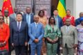 ‎Photo de famille à l'issue de la cérémonie officielle, le 15 juillet 2026 à Libreville. © AGP