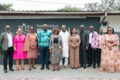 ‎Photo de famille lors de la célébration des 10 ans de la polyclinique Edelweiss. © D.R.