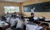 Des élèves dans une salle de classe au Gabon. © D.R.