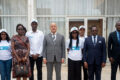 Photo de famille à l’issue de la cérémonie du lancement du Fonds 4. © AGP
