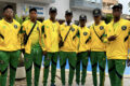 Photo des karatekas gabonais. © AGP