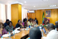 La ministre Armande Longo, ses directrices générales et les lanceurs d’alerte en plein échange, le 24 juillet 2026 à Libreville. © GabonReview