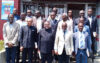 Photo de famille à l’issue de la présentation de l’ouvrage, le 30 juillet à Libreville. © GabonReview