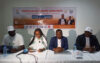 Les organisateurs lors de la conférence de presse, le 28 juillet 2026 à Libreville. © GabonReview