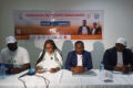 Les organisateurs lors de la conférence de presse, le 28 juillet 2026 à Libreville. © GabonReview