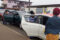 Deux véhicules de particuliers embarquant des clients juste derrière un taxi, le 23 juillet 2026 à Libreville. ©GabonReview