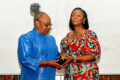 Laetitia Mebaley, Présidente des AFG et Justine Mintsa, recevant le prix spécial Art et Culture, le 31 juillet 2026 à Libreville. © D.R.