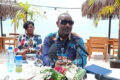 Le député du 3e siège de la commune de Port-Gentil Richard Albert Royembo lors de sa rencontre avec la presse. © GabonReview