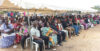 Le collectif des occupants d’Essassa Derrière Berthe et Jean lors d’une rencontre avec le gouverneur de la province de l’Estuaire, le 30 juillet 2026. © GabonReview