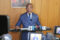 Le ministre de la Communication et des Médias, Germain Biahodjow, face à la presse, le 12 août 2026, à Libreville. © GabonReview