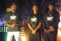 Les trois finalistes, dont le vainqueur (1er en partant de la droite). © GabonReview
