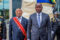 Le président Brice Clotaire Oligui Nguema aux côtés de Jean Ping, à qui il a rendu hommage en baptisant à son nom le nouveau siège du ministère des Affaires étrangères. © D.R.