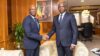 Le conseiller spécial Afrique de la Fondation, Charles Oula Siehe et le vice-président du gouvernement Hermann Immongault, le 5 août 2026 à Libreville. © D.R.