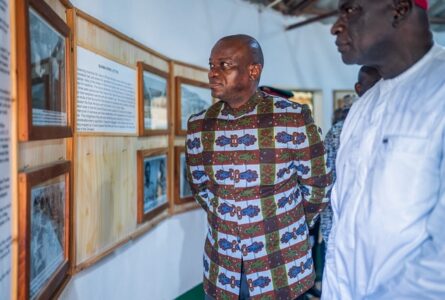 Le président Brice Clotaire Oligui Nguema lors de sa visite à Bakau, le 31 juillet 2026 à Banjul. © Communication présidentielle
