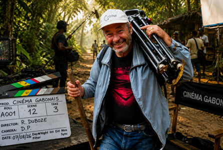 Roland Duboze († 7 août 2026) : l’œil discret qui a capté le Gabon pendant près de quatre décennies. Directeur de la photographie, technicien passionné, critique lucide : son regard restera longtemps dans les archives du pays. © Montage GabonReview