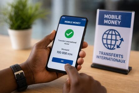 Dans les activités du Mobile money, les dépôts et les retraits ont reculé respectivement de 7,7% et 6,9% sur le premier trimestre 2026, au Gabon (Illustration IA). © GabonReview
