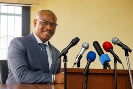 e directeur général de la Société agropastorale du Gabon (AGROPAG), Aubert Ndjila, a annoncé, dimanche 2 août, la tenue d'une conférence de presse au cours de cette semaine. © Photo montage/GabonReview/IA