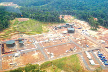 Vue d’un site de Maurel & Prom au Gabon. © D.R.
