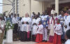 Le président présent à la réouverture de la cathédrale de Sainte Marie. © GabonReview