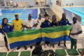 Photo de famille de l’équipe du Gabon lors de la compétition. © D.R.