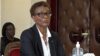 La ministre de la Planification et de la Prospective, Louise Pierrette Mvono, pendant l'audition. © GabonReview