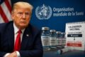 Quand Trump bouleverse le calendrier vaccinal, l’OMS redoute une mise en danger des enfants. © GabonReview (Illustration générée par IA)
