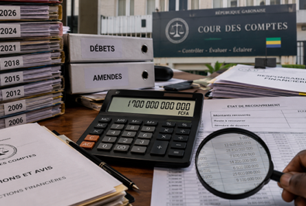 1 700 milliards de FCFA au total : derrière le chiffre choc, vingt ans de débets et d’amendes dont la ventilation reste à montrer. © GabonReview