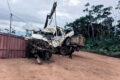 La Toyota Land Cruiser après l’accident, le 31 août 2026.  © L’Union