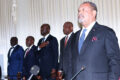 Le président Guy Bertrand Mapangou et quelques membres de son bureau lors de l’ouverture de la deuxième session ordinaire du CESEC, le 1er septembre 2026.  © GabonReview
